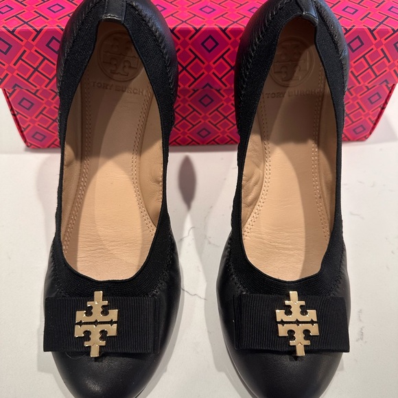 Tory Burch Leather Ballet Flats - Picture 2 of 4